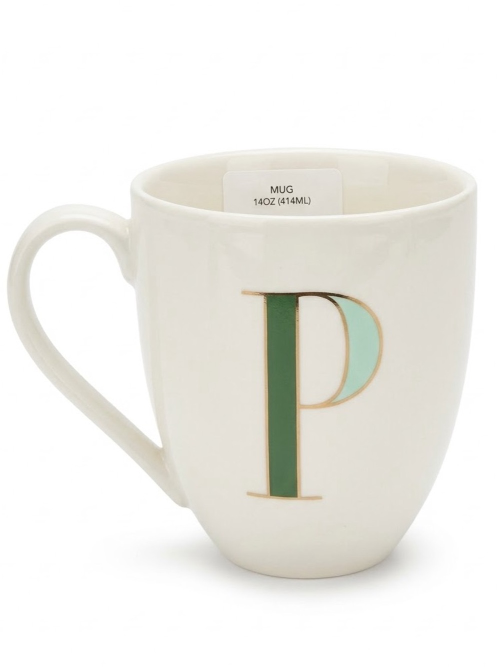 Kate Spade Lenox It’s Personal Monogram Mug 'P’